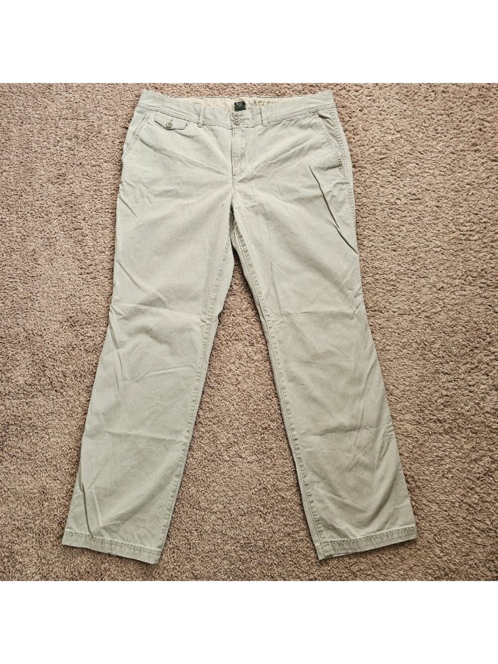 Eddie Bauer Pants Womens 14 36x30 Khaki Legend Wash Cotton Straight